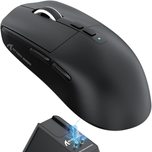 עכבר גיימינג אלחוטי Attack Shark X6 - Mobeess