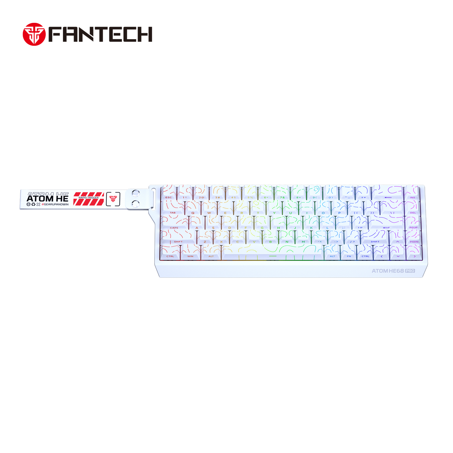 מקלדת גיימינג fantech ATOM HE68 Mk922
