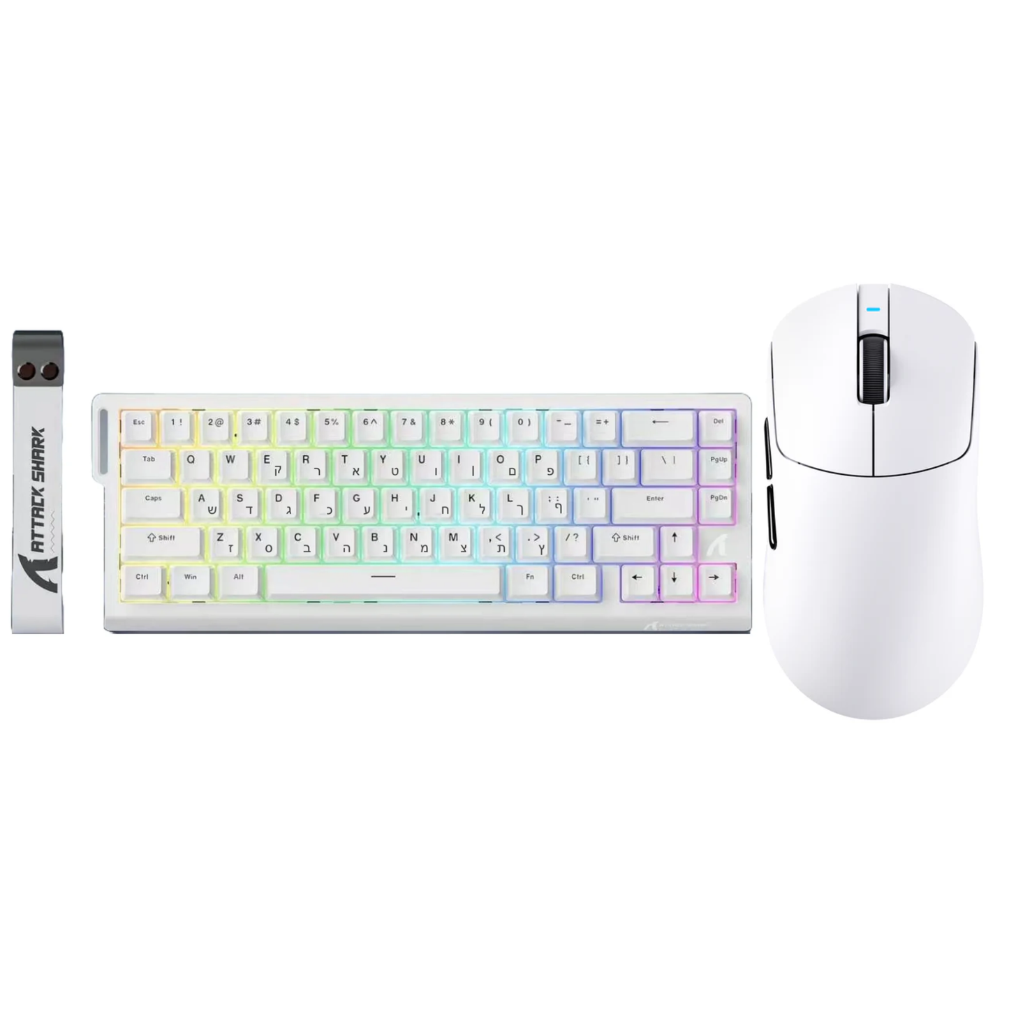 חבילת גיימינג ATTACK SHARK X68HE + ATTACK SHARK X8SE עכבר