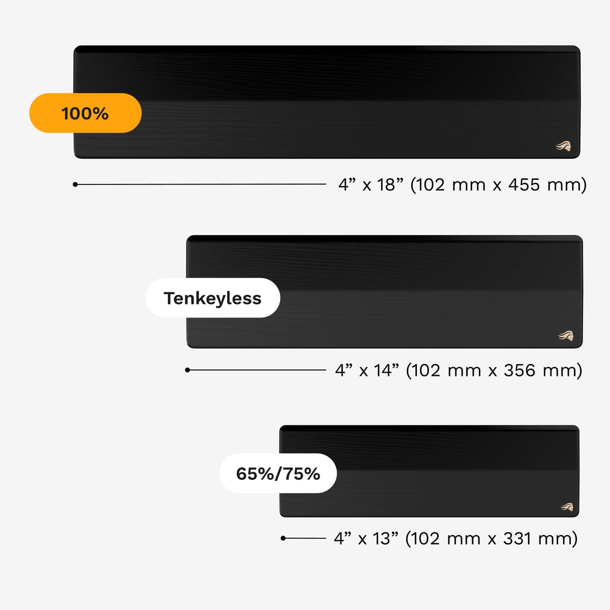 משענת יד ארגונומית מעץ למקלדת Glorious Ergonomic Wrist Rest Wood – תמונה 8