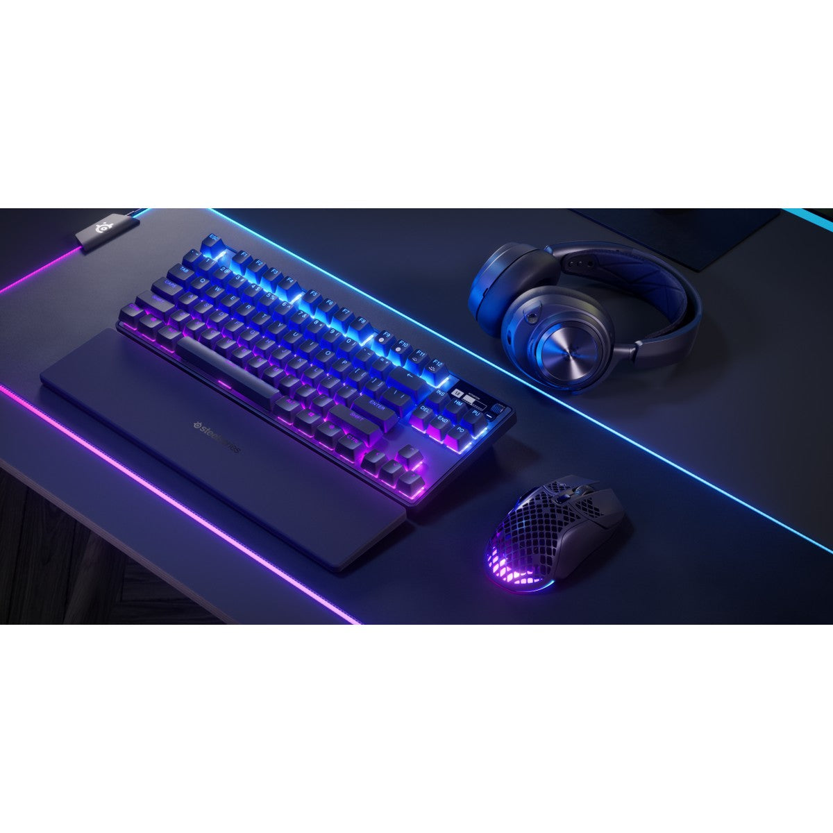 מקלדת גיימינג אלחוטית SteelSeries Apex Pro TKL Wireless (2023) - US – תמונה 3