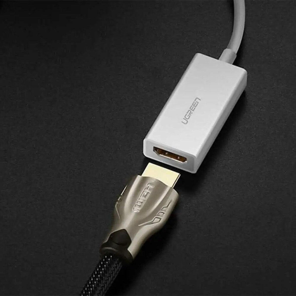 מתאם UGREEN USB-C ל-HDMI 4K@30Hz לבן – תמונה 4
