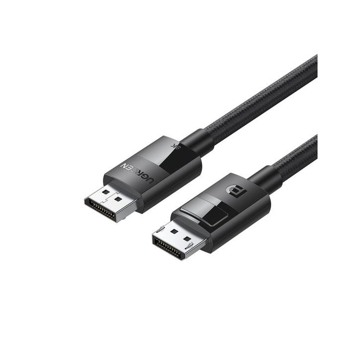 כבל UGREEN DP 1.4 Male to Male Plastic Case Braided Cable – 2 מטר – תמונה 6