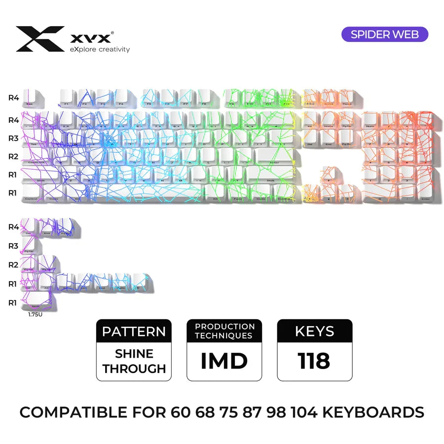סט מקשים XVX IMD Spider Web