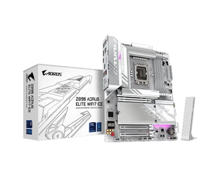 לוח לאינטל דור 15 Gigabyte Z890 AORUS ELITE WIFI7 ICE ATX LGA1851