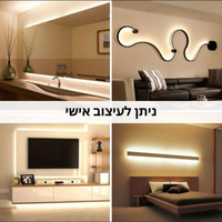 תאורת ניאון עם חיישן מגע טאצ - Mobeess