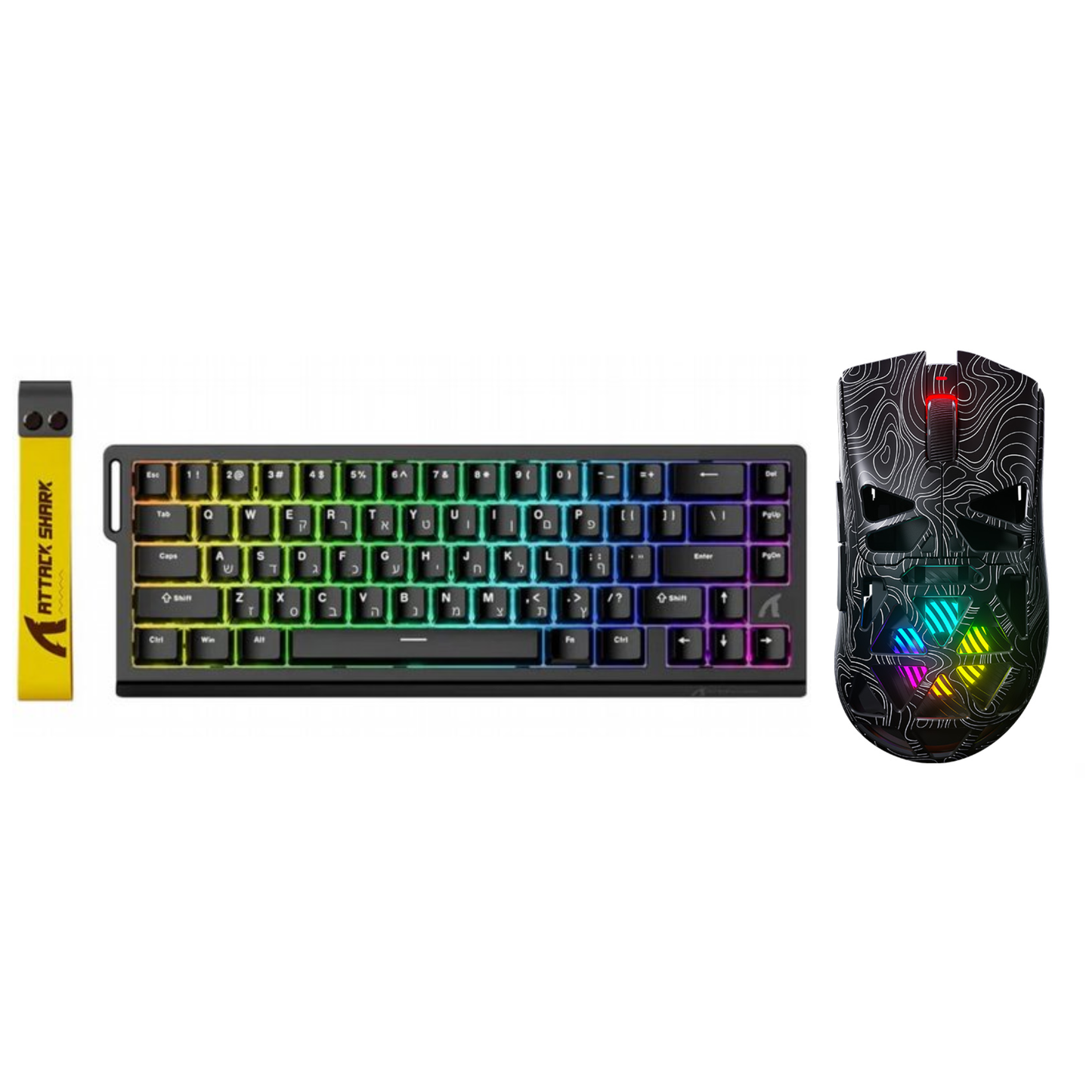 חבילת גיימינג Attack Shark X68 HE + AULA SC620