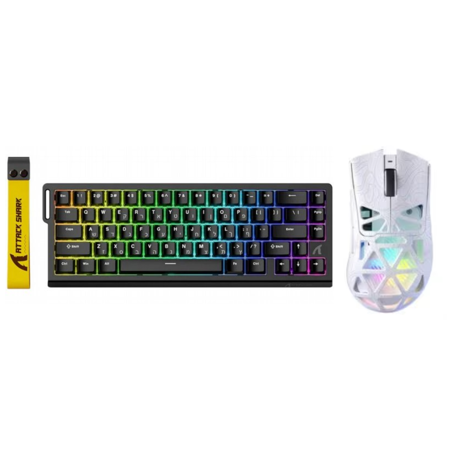 חבילת גיימינג Attack Shark X68 HE + AULA SC620