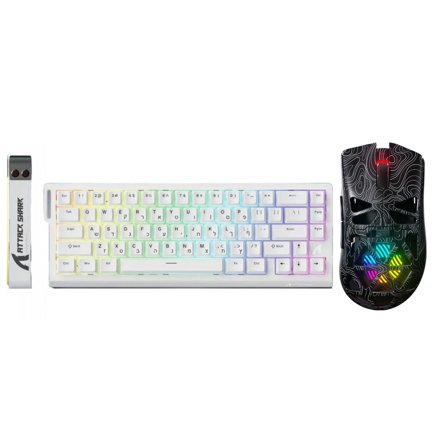 חבילת גיימינג Attack Shark X68 HE + AULA SC620