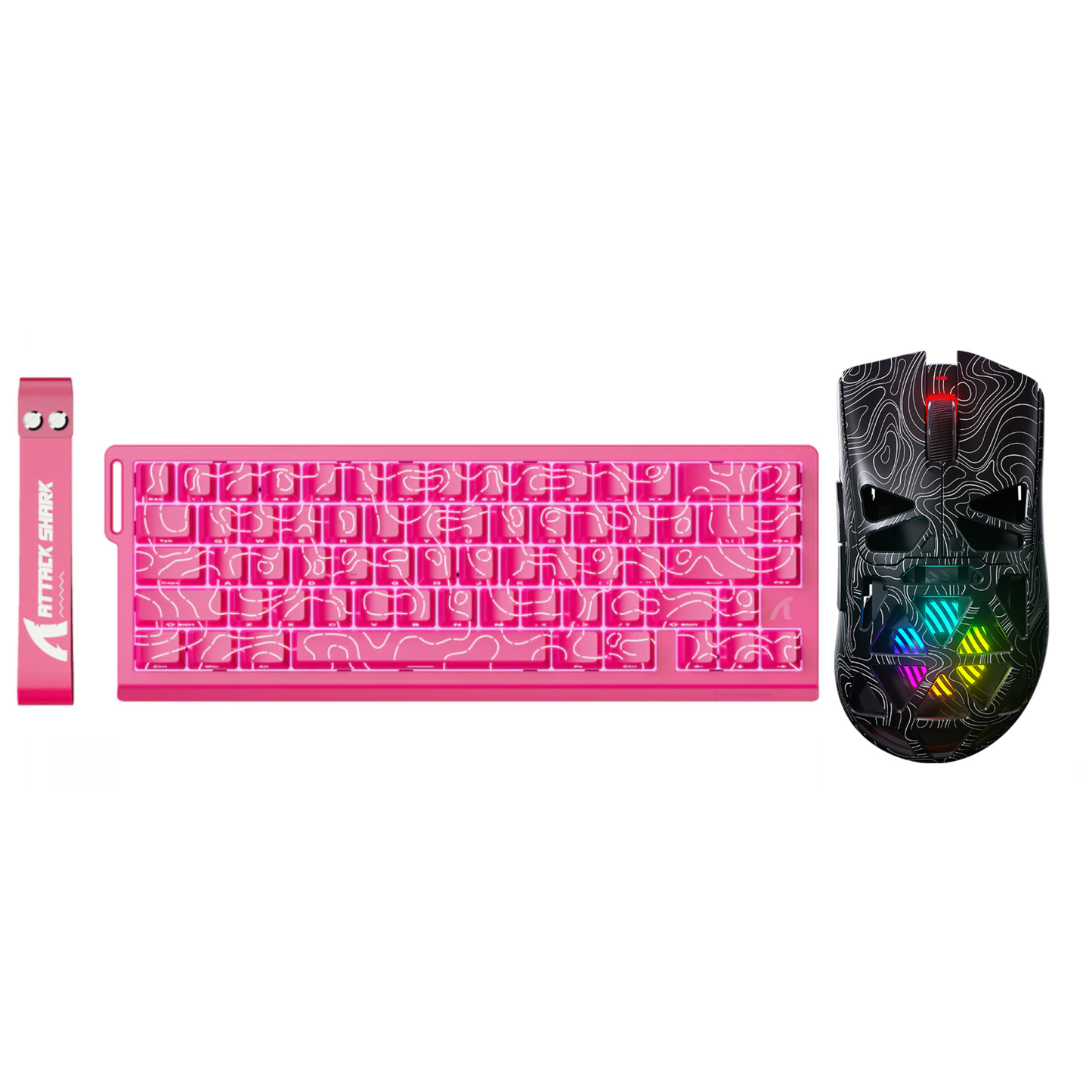 חבילת גיימינג Attack Shark X68 HE + AULA SC620