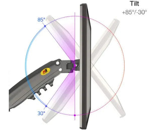 זרוע ארגונומית למסך מחשב 35"