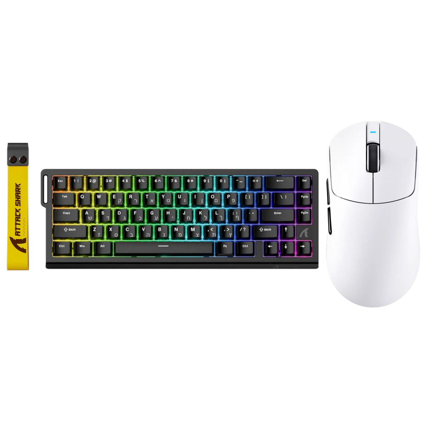חבילת גיימינג ATTACK SHARK X68HE + ATTACK SHARK X8SE עכבר