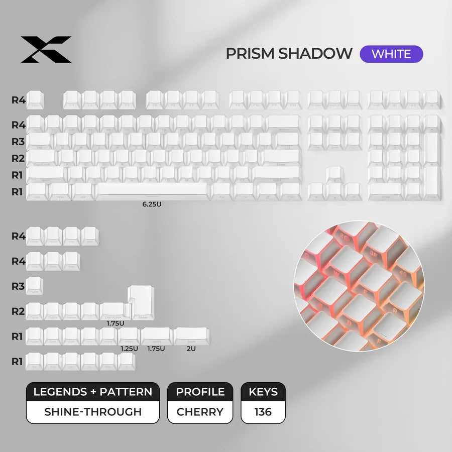 סט מקשים XVX PRISM Shadow