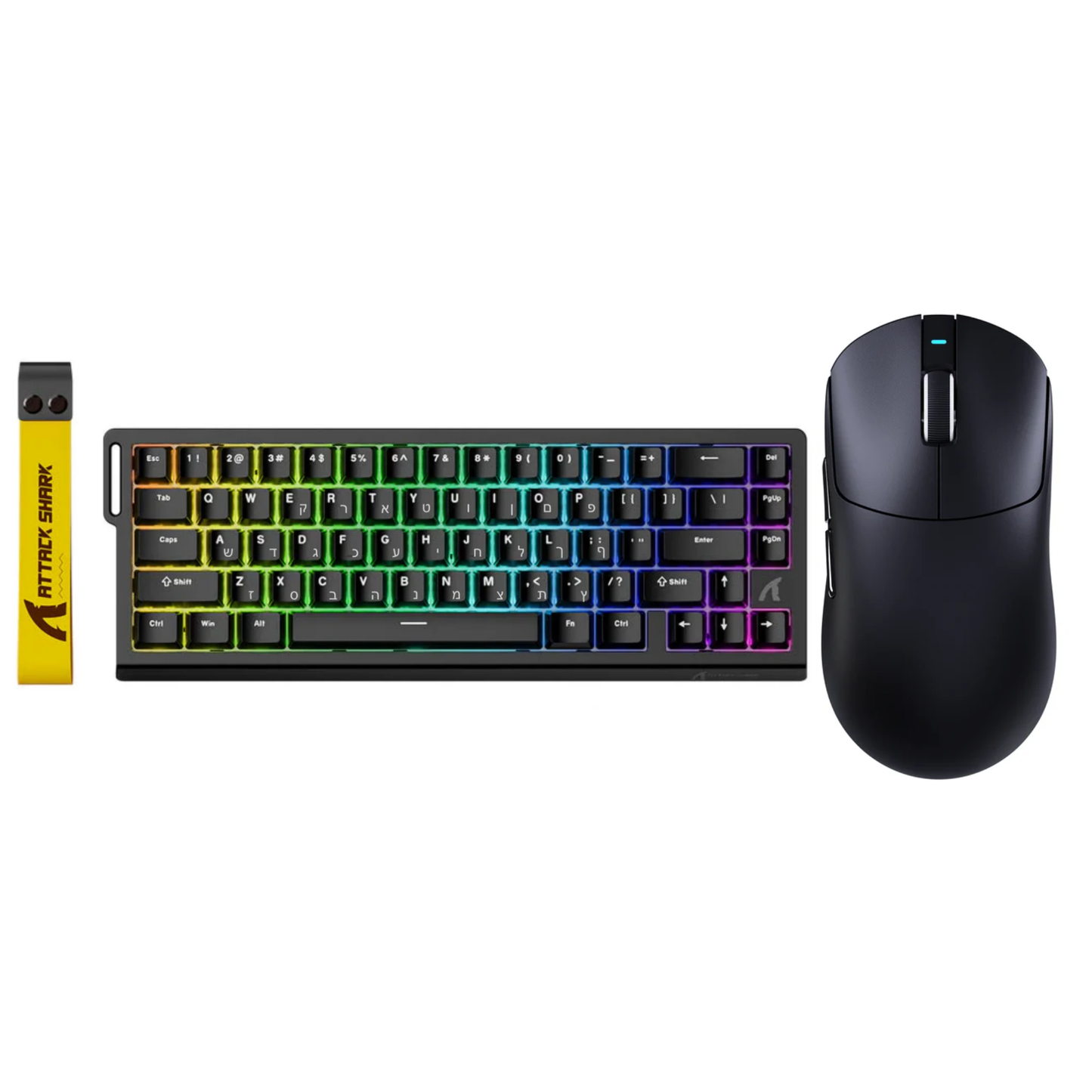 חבילת גיימינג ATTACK SHARK X68HE + ATTACK SHARK X8SE עכבר