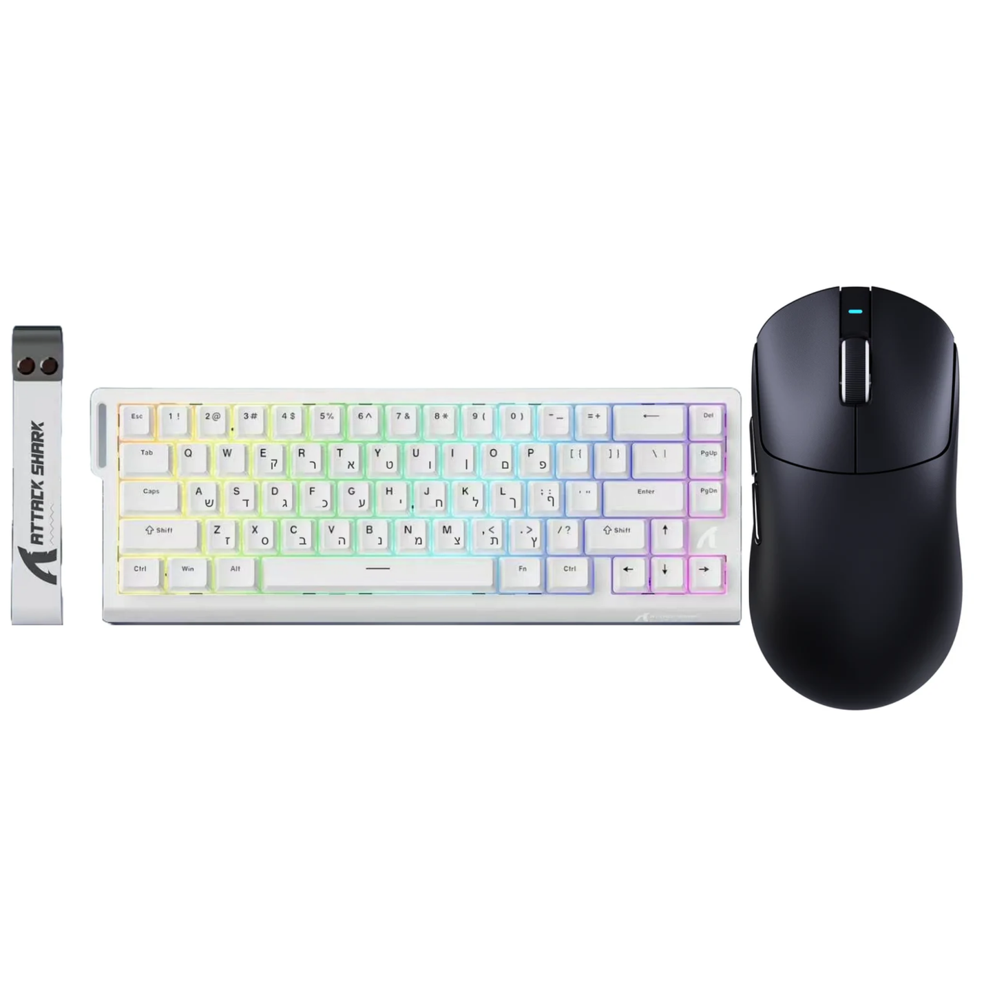 חבילת גיימינג ATTACK SHARK X68HE + ATTACK SHARK X8SE עכבר