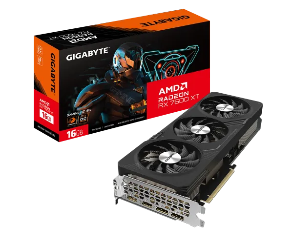 כרטיס מסך Gigabyte RX 7600 XT 16GB 128Bit OC - Mobeess