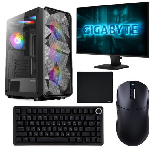 חבילת גיימינג מלאה I5-12400F RTX3050 + מסך 240Hz + ציוד היקפי ATTACK SHARK X AULA