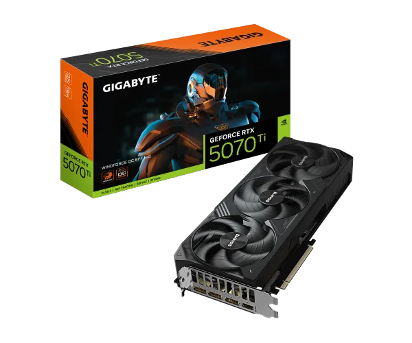 Gigabyte RTX 5070 Ti Windforce 3 SFF 16GD - Mobeess