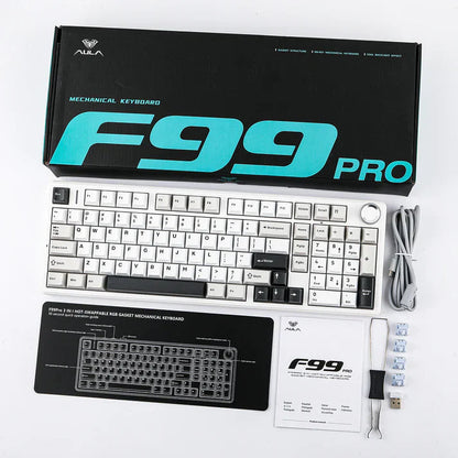 מקלדת גיימינג AULA F99 PRO א.ד.אלקטרוניקה