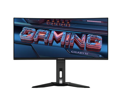 מסך קעור GIGABYTE MO34WQC2 Curved 2K WQHD 34 QD-OLED 0.03ms 240Hz - Mobeess