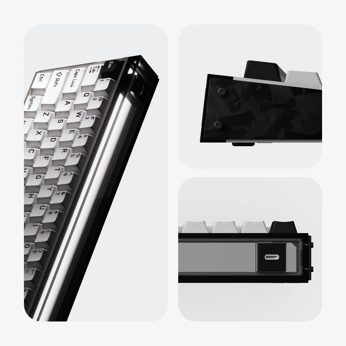מקלדת גיימינג MelGeek MADE68 Ultra+