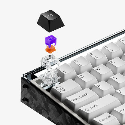 מקלדת גיימינג MelGeek MADE68 Ultra+