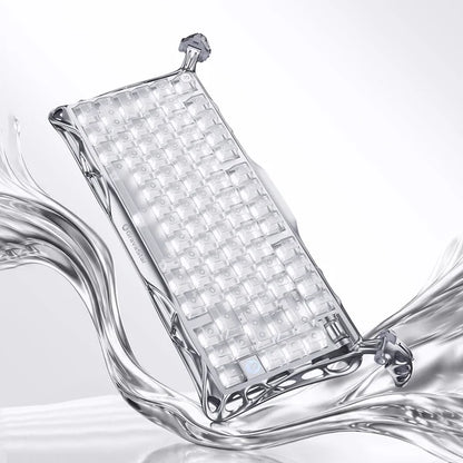 מקלדת גיימינג Gravastar Mercury K1 Pro - Ghost Silver