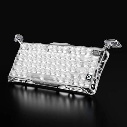 מקלדת גיימינג Gravastar Mercury K1 Pro - Ghost Silver