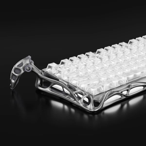 מקלדת גיימינג Gravastar Mercury K1 Pro - Ghost Silver
