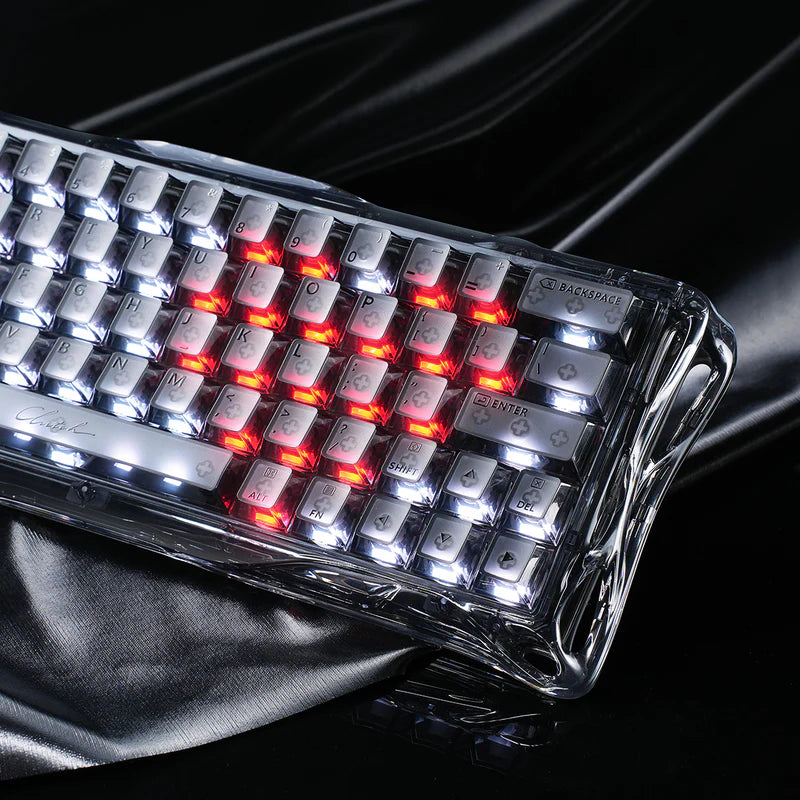 מקלדת גיימינג Gravastar Mercury V60 - Onyx Crystal