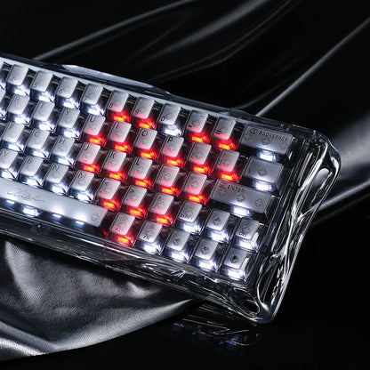 מקלדת גיימינג Gravastar Mercury V60 - Onyx Crystal