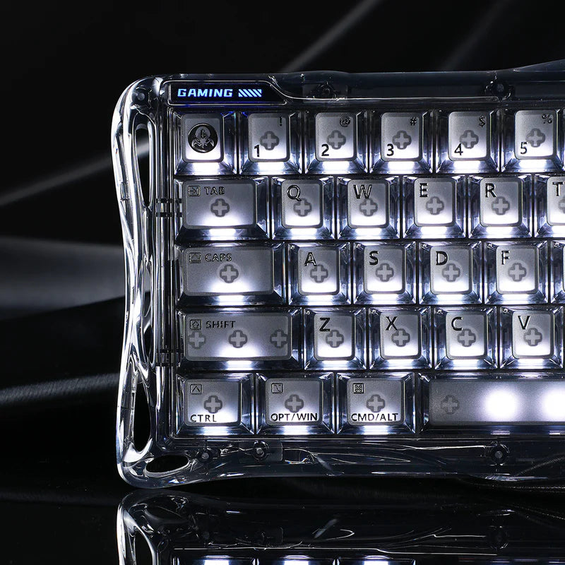מקלדת גיימינג Gravastar Mercury V60 - Onyx Crystal