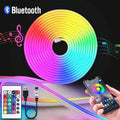 תאורת ניאון RGB צבעונית עם שלט