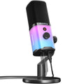 MAONO PD100X – מיקרופון גיימינג דינמי עם הפחתת רעשים ותאורת RGB