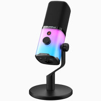 MAONO PD100X – מיקרופון גיימינג דינמי עם הפחתת רעשים ותאורת RGB - Mobeess