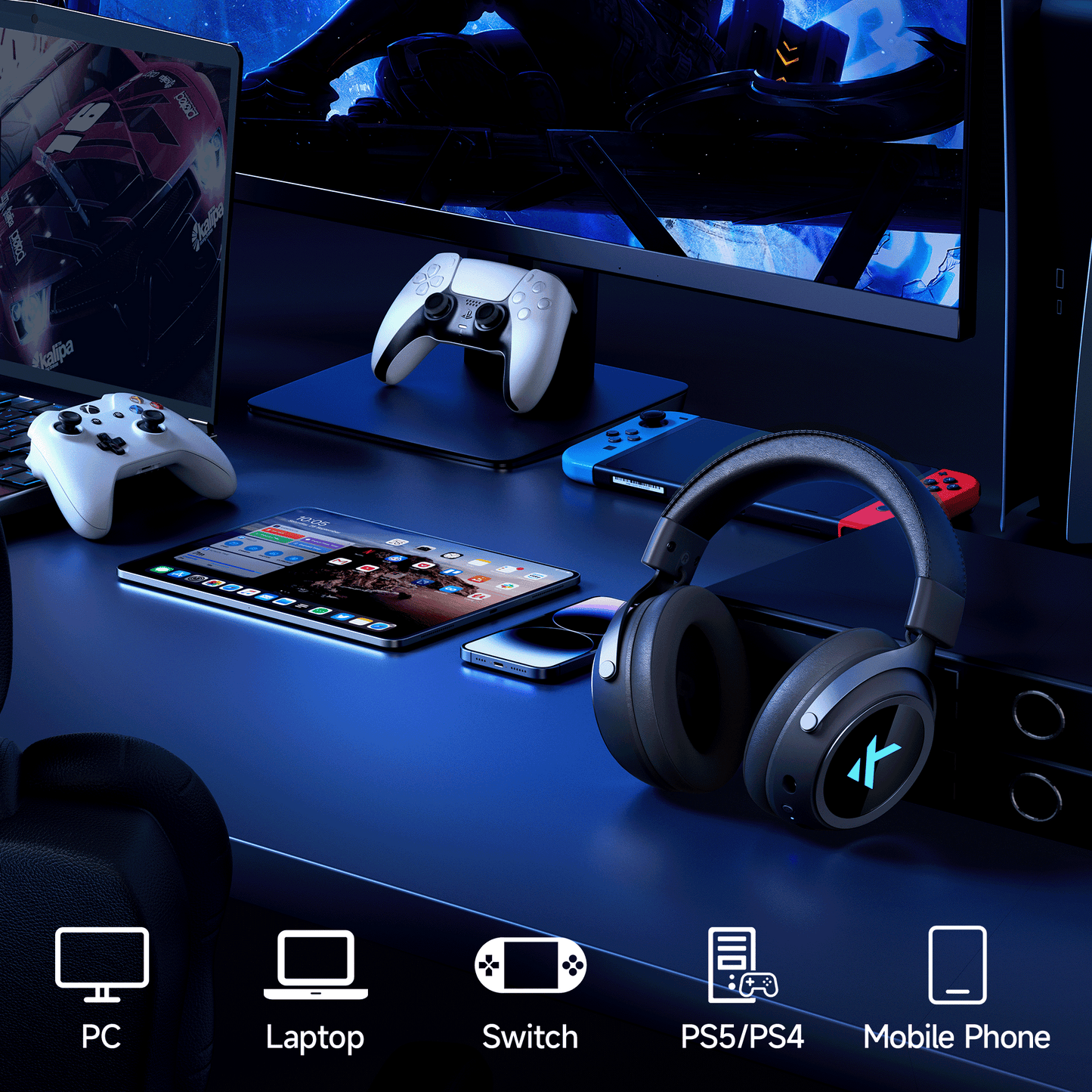 אוזניות גיימינג MCHOSE X9 Wireless MCHOSE