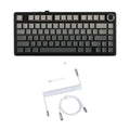 באנדל מקלדת מגנטית AULA F75HE + כבל מסולסל Attack Shark C01PRO
