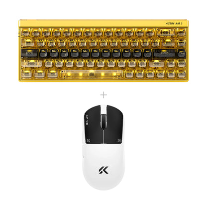 באנדל Mchose ACE68 AIR V2 + Mchose A7 V3 Ultra+ – זהב