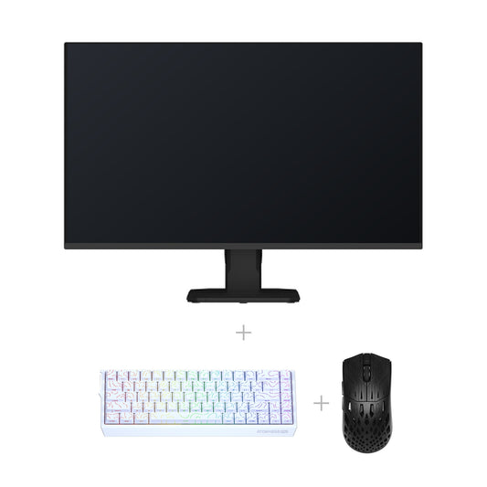 באנדל מסך GS25F2A + Fantech ATOM HE68 + ATK VXE X3 Turbo – שחור