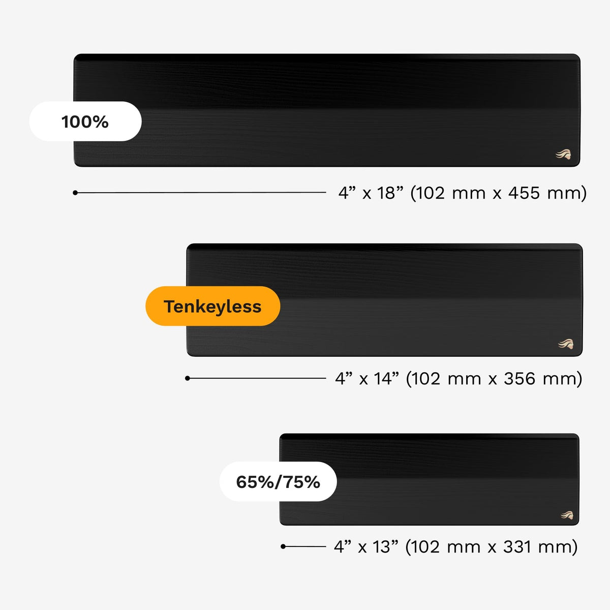 משענת יד ארגונומית מעץ למקלדת Glorious Ergonomic Wrist Rest Wood – תמונה 4