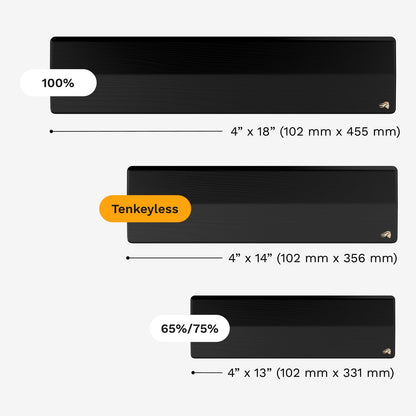משענת יד ארגונומית מעץ למקלדת Glorious Ergonomic Wrist Rest Wood – תמונה 4