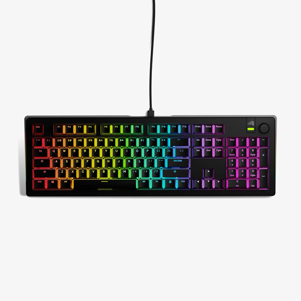 מקלדת גיימינג מכנית Glorious GMMK 3 Pre-Built – 100% / שחור – תמונה 12