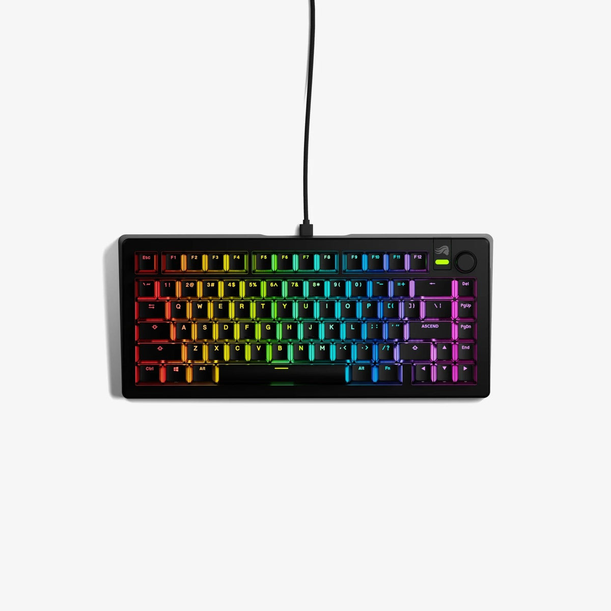 מקלדת גיימינג מכנית Glorious GMMK 3 Pre-Built – 75% / שחור – תמונה 8