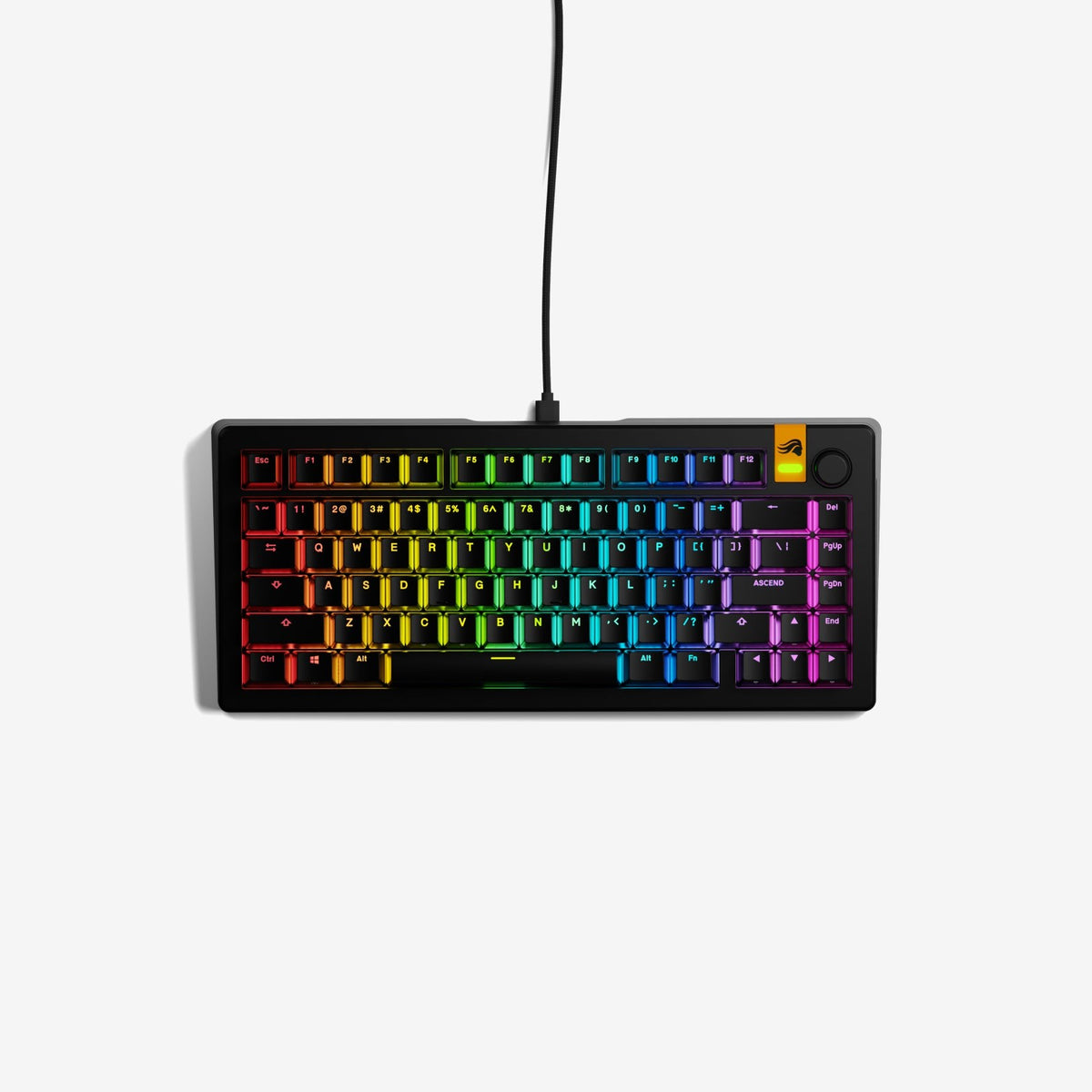 מקלדת גיימינג מגנטית Glorious GMMK 3 HE Pre-Built – 75% – תמונה 8