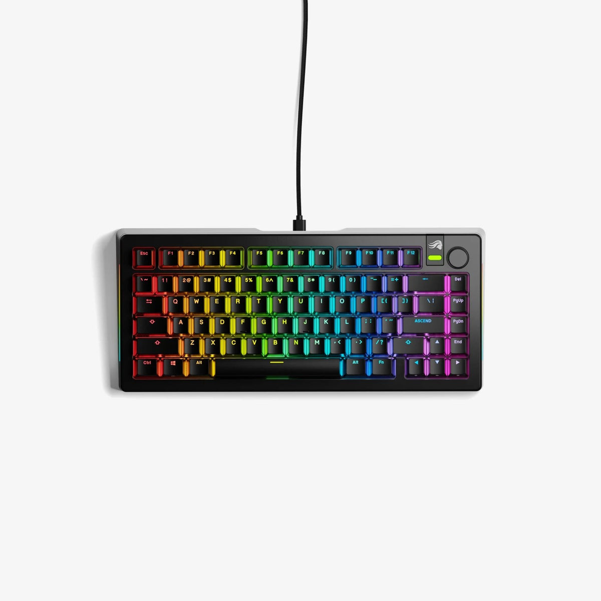 מקלדת גיימינג מגנטית Glorious GMMK 3 PRO HE Pre-Built – 75% – תמונה 8