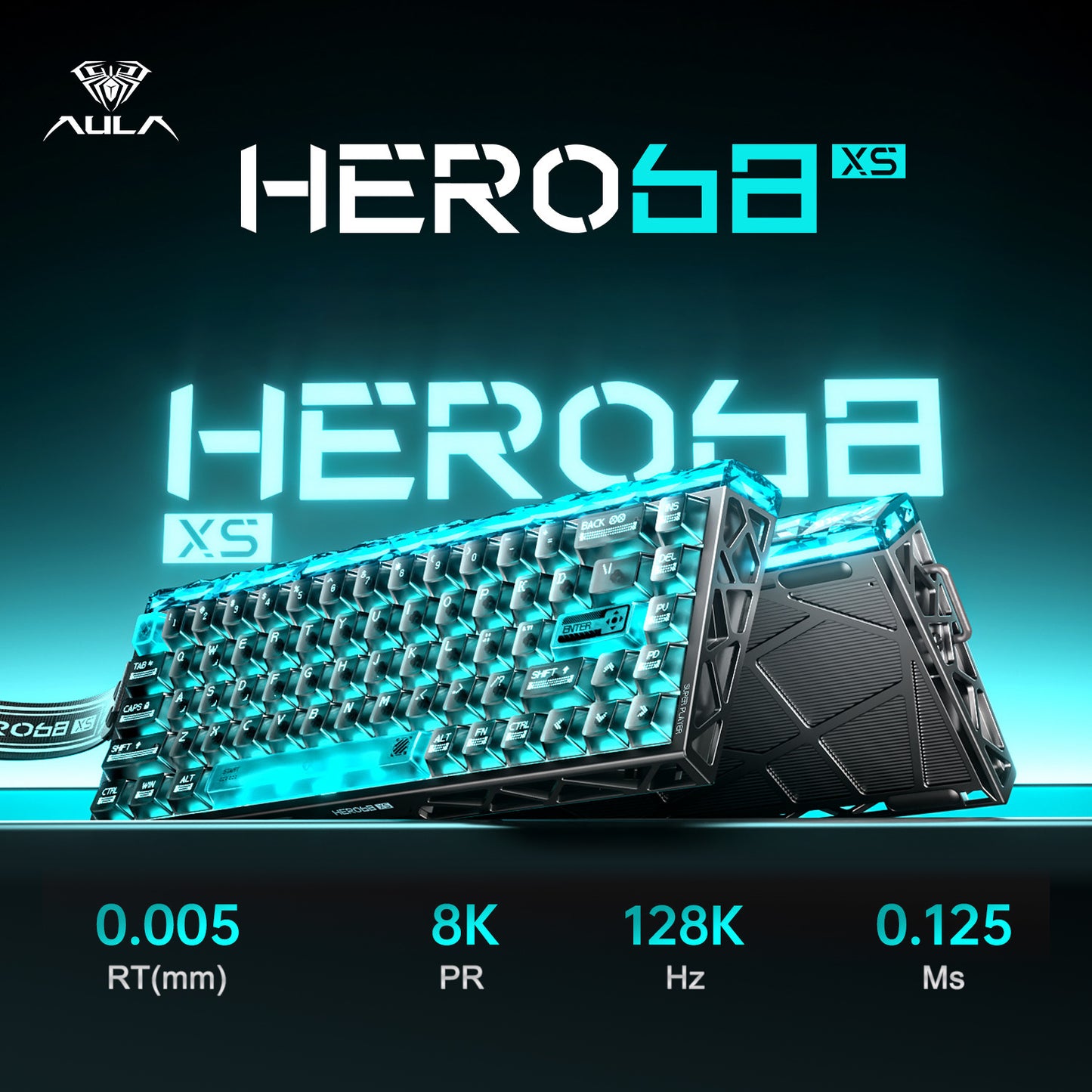 מקלדת גיימינג AULA HERO68XS