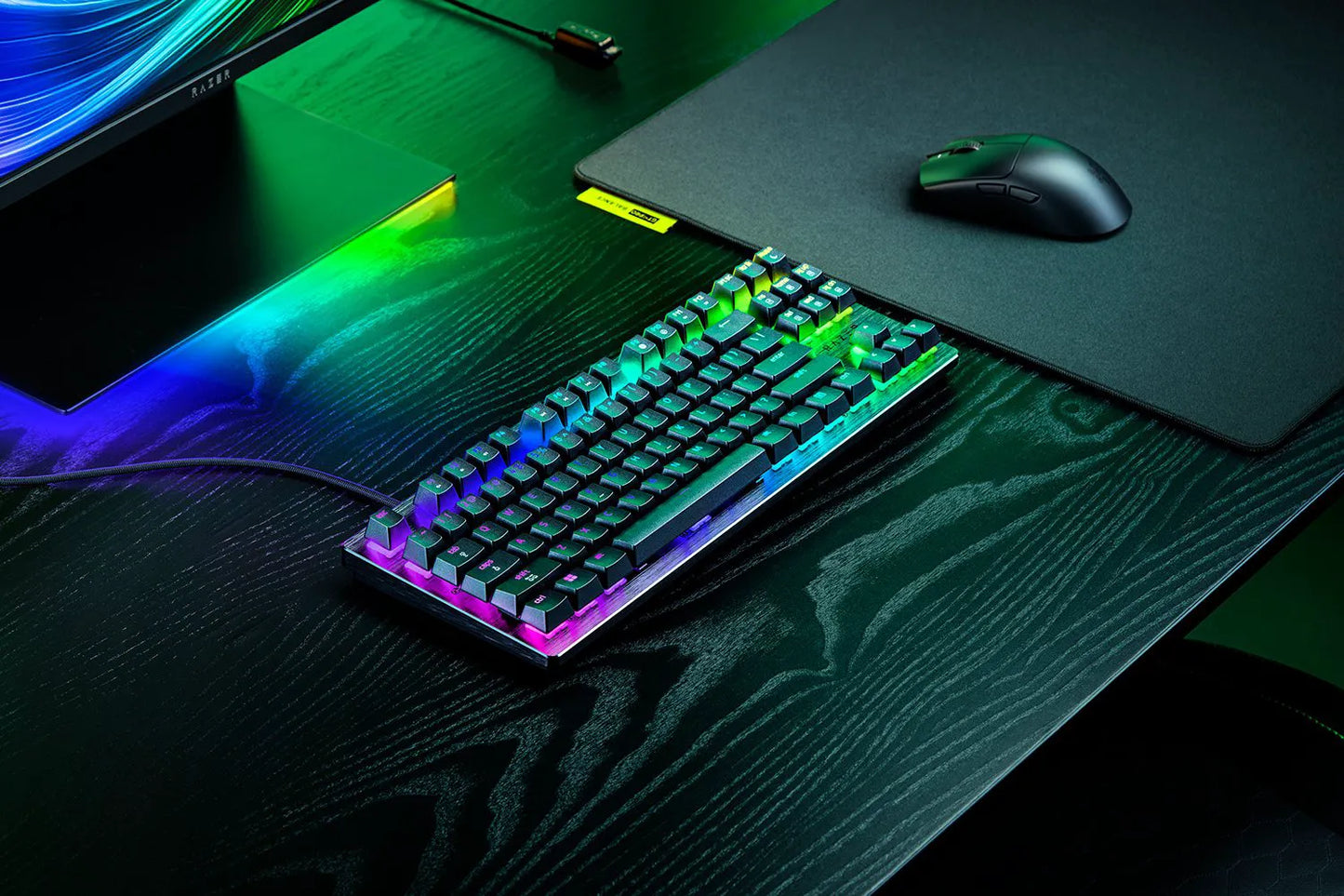 מקלדת גיימינג מגנטית RAZER HUNTSMAN V3 HE TKL 8KHz