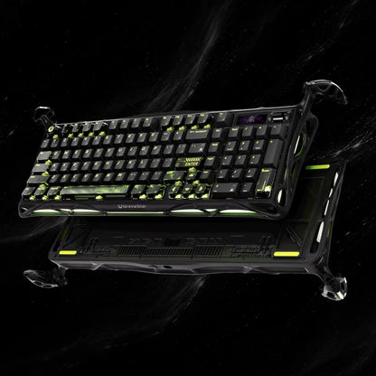 מקלדת גיימינג Gravastar Mercury K98 Pro - Phantom Black