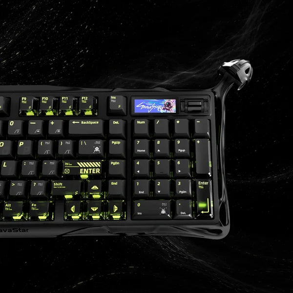 מקלדת גיימינג Gravastar Mercury K98 Pro - Phantom Black