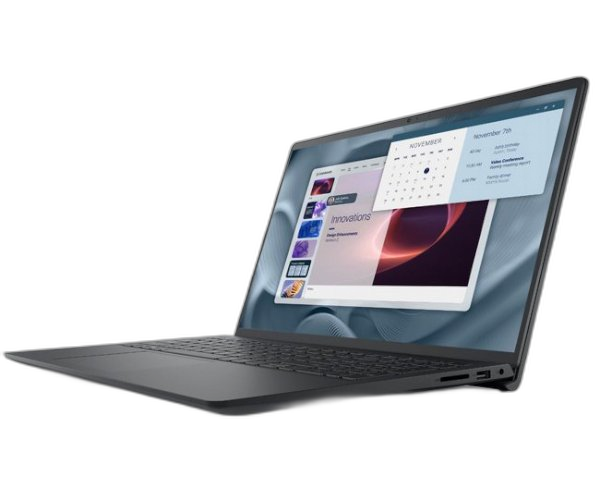 מחשב נייד Dell Pro 15 Essential PV15250-5118, מבט אלכסוני קדמי